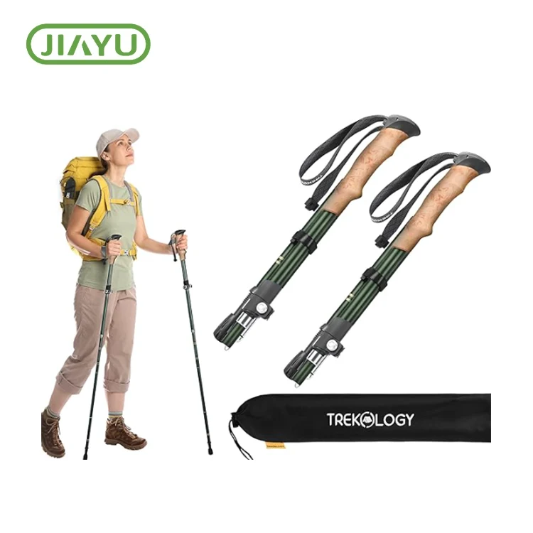 Tiang hiking lipat paduan