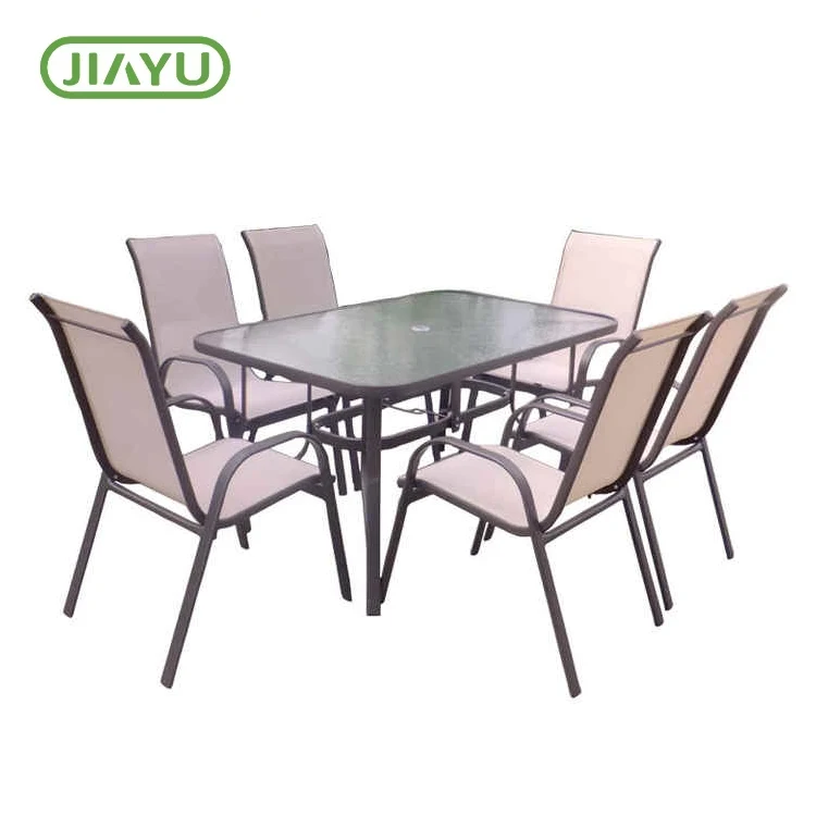 Set meja dan kursi outdoor besi melipat