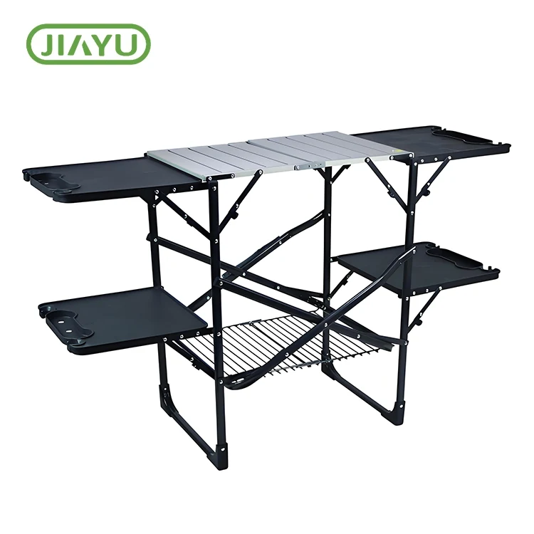 Meja Berkemah Aluminium Lipat Portabel