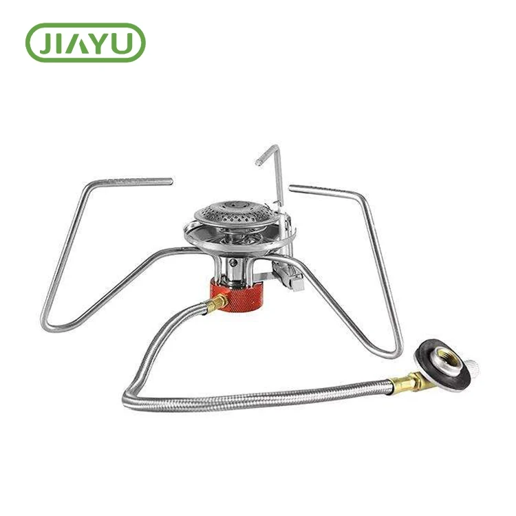 Kompor gas berkemah stainless portabel